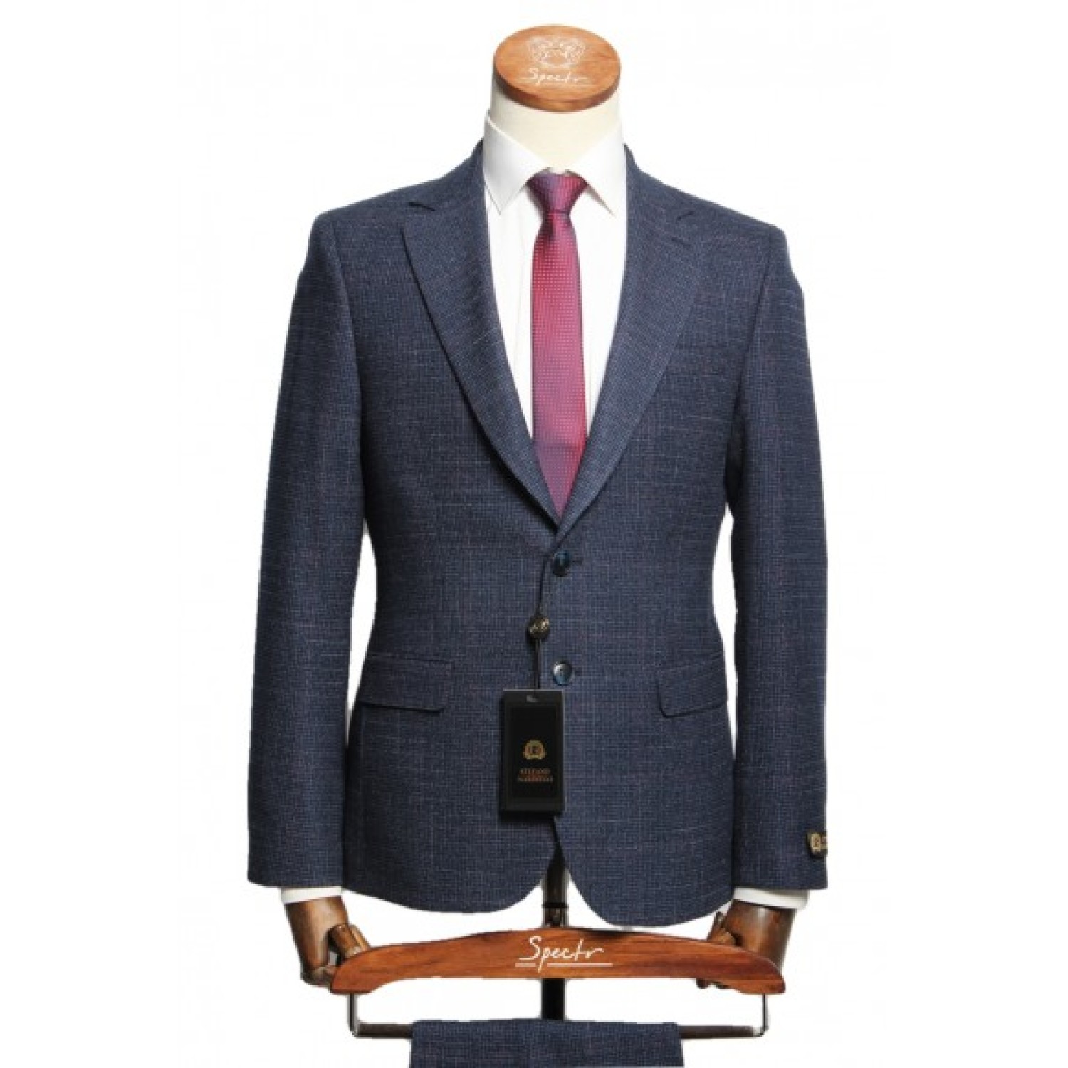 Мужской костюм "Брест" бордовый двойка slim fit Мужской костюм "Брест" бордовый двойка slim fit