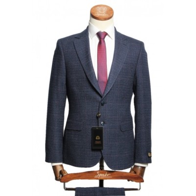 Мужской костюм "Брест" бордовый двойка slim fit