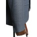 Мужской пиджак "Хром" синий slim fit