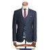 Мужской костюм "Лорд" синий тройка slim fit