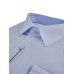 Мужская рубашка "Silvestro Narmolitano" голубая slim fit